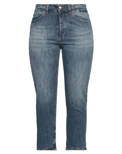 Dondup Woman Jeans Blue Size 32 Cotton, Elastane