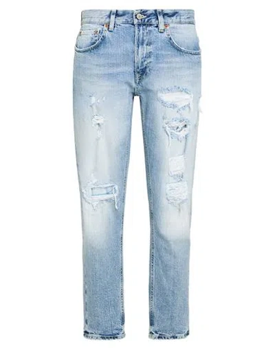 Dondup Woman Jeans Blue Size 31 Cotton, Elastane