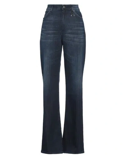 Dondup Woman Jeans Blue Size 30 Cotton, Elastomultiester, Elastane