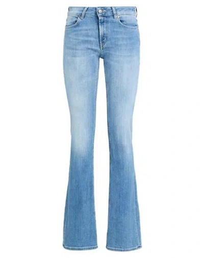 Dondup Woman Jeans Blue Size 31 Cotton, Lyocell, Elastomultiester, Elastane