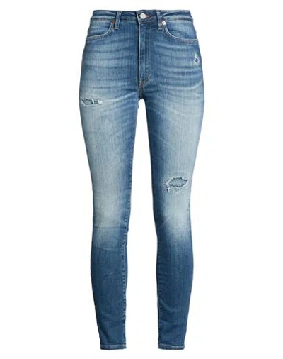 Dondup Woman Jeans Blue Size 31 Cotton, Lyocell, Elastomultiester, Elastane