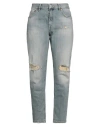 Dondup Woman Jeans Blue Size 31 Cotton, Polyurethane In Blue