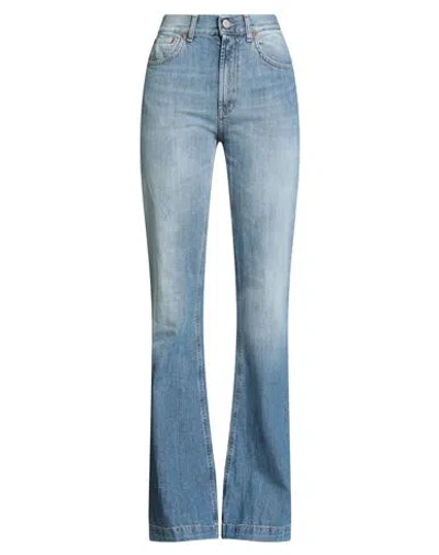 Dondup Woman Jeans Blue Size 31 Cotton, Recycled Cotton