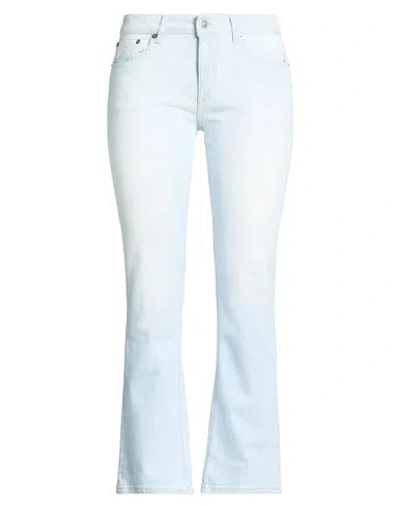 Dondup Woman Jeans Blue Size 31 Organic Cotton, Recycled Elastane