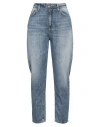 Dondup Woman Jeans Blue Size 32 Cotton In Blue