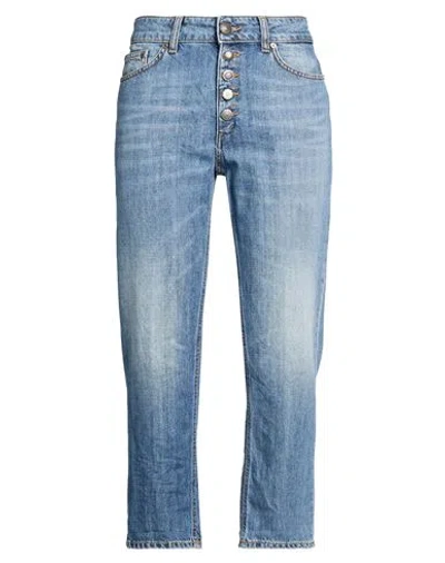 Dondup Woman Jeans Blue Size 32 Cotton