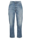 Dondup Woman Jeans Blue Size 32 Cotton In Blue