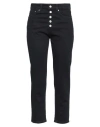 Dondup Woman Pants Black Size 31 Cotton, Elastomultiester, Elastane In Blue