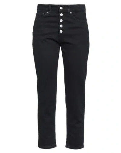 DONDUP DONDUP WOMAN JEANS BLUE SIZE 30 COTTON, ELASTANE