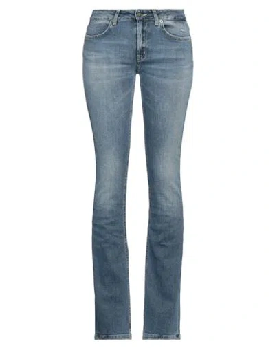 Dondup Woman Jeans Blue Size 32 Cotton, Elastomultiester, Elastane