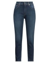 Dondup Woman Jeans Blue Size 32 Cotton, Lyocell, Elastomultiester, Elastane In Blue