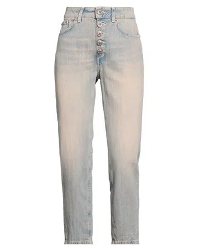 Dondup Woman Jeans Blue Size 32 Cotton, Recycled Cotton