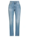 Dondup Woman Jeans Blue Size 32 Lyocell In Blue