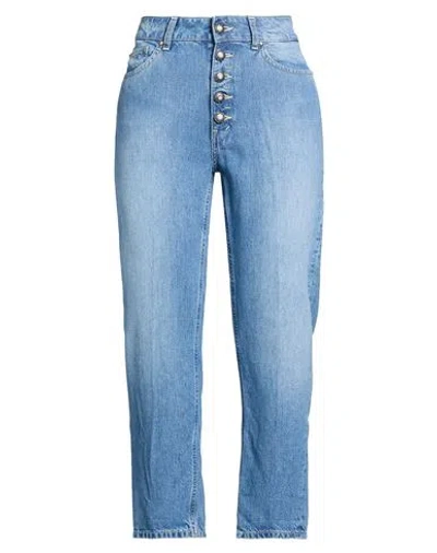 Dondup Woman Jeans Blue Size 32 Lyocell