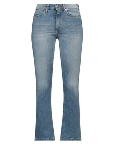 Dondup Woman Jeans Blue Size 32 Organic Cotton, Recycled Elastane