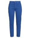 Dondup Woman Jeans Bright Blue Size 30 Cotton, Elastane
