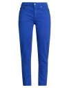Dondup Woman Jeans Bright Blue Size 32 Cotton, Elastane In Blue