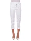 Dondup Woman Jeans Dp268bbs0030d 000 Jeans 5tasche Loose Knoons Bot White