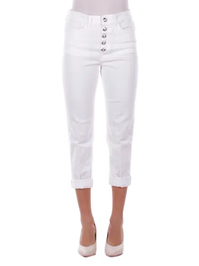 Dondup Woman Jeans Dp268bbs0030d 000 Jeans 5tasche Loose Knoons Bot White