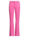 Dondup Woman Jeans Fuchsia Size 28 Cotton, Elastane In Pink