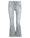 Dondup Woman Jeans Grey Size 26 Organic Cotton, Recycled Elastane