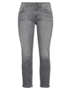 Dondup Woman Jeans Grey Size 28 Cotton, Elastomultiester, Elastane