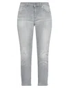 Dondup Denim Cropped In Grey