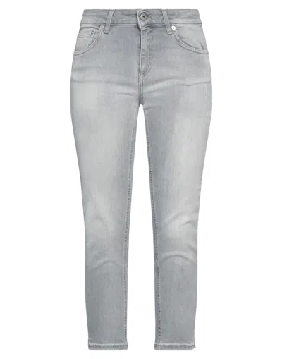 Dondup Denim Cropped In Grey