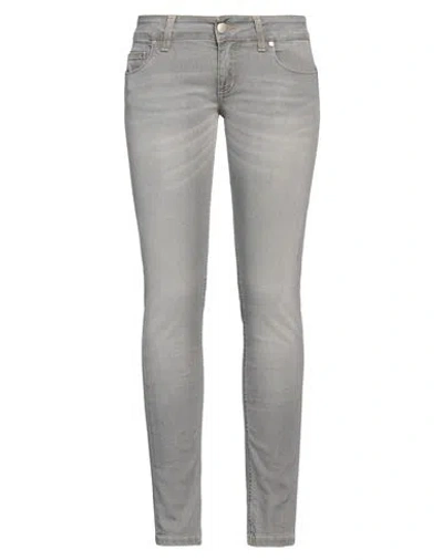 Dondup Woman Jeans Grey Size 29 Cotton, Elastomultiester, Elastane