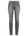 Dondup Woman Jeans Grey Size 29 Cotton, Elastomultiester, Elastane In Gray