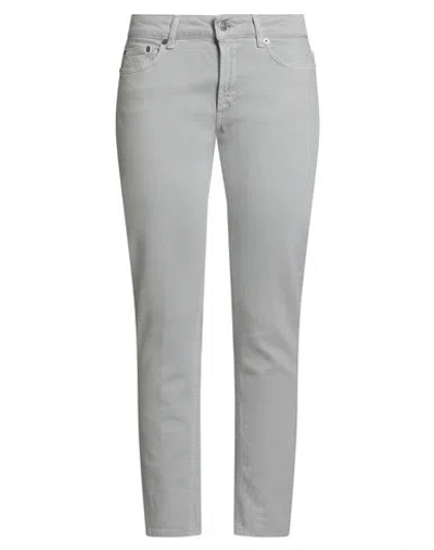 Dondup Woman Jeans Grey Size 30 Cotton, Elastane In Gray