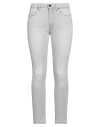 Dondup Woman Jeans Grey Size 30 Cotton, Recycled Polyester, Elastane In Grey