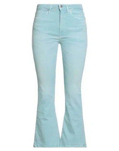 Dondup Woman Jeans Light Blue Size 28 Cotton, Elastane