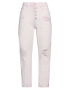 Dondup Koons Loose Denim Jeans Pants In Pink