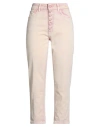 Dondup Woman Jeans Light Pink Size 30 Cotton, Elastomultiester, Elastane
