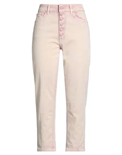 Dondup Woman Jeans Light Pink Size 30 Cotton, Elastomultiester, Elastane