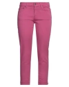 Dondup Woman Jeans Magenta Size 26 Cotton, Elastomultiester, Elastane