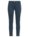 Dondup Woman Jeans Navy Size 30 Cotton, Elastane In Blue