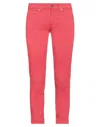Dondup Denim Cropped In Red