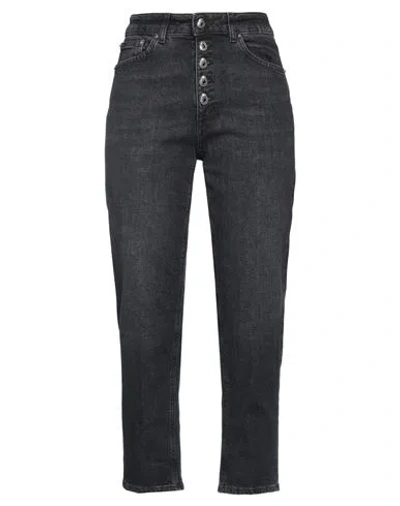 Dondup Woman Jeans Steel Grey Size 32 Cotton, Elastane