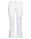 Dondup Woman Jeans White Size 26 Cotton, Elastomultiester, Elastane