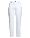 Dondup Woman Jeans White Size 29 Cotton, Elastane