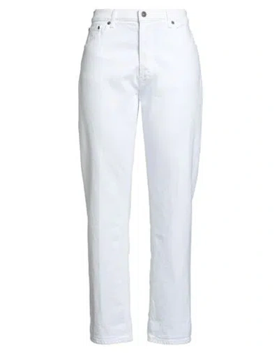 DONDUP DONDUP WOMAN JEANS WHITE SIZE 29 COTTON, ELASTANE