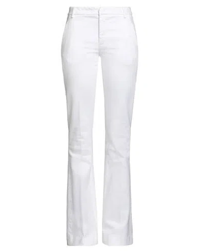 Dondup Woman Jeans White Size 29 Cotton, Elastane