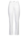 Dondup Woman Jeans White Size 29 Cotton, Elastane