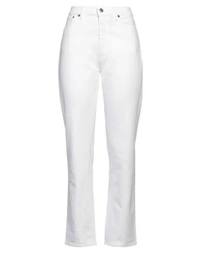 Dondup Woman Jeans White Size 29 Cotton, Elastane
