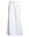 Dondup Woman Jeans White Size 29 Cotton, Elastomultiester, Elastane In White