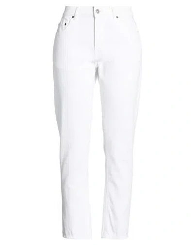 Dondup Woman Jeans White Size 30 Cotton