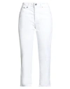 Dondup Woman Jeans White Size 31 Cotton, Elastomultiester, Elastane In White