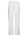 Dondup Woman Jeans White Size 29 Cotton, Elastomultiester, Elastane In White